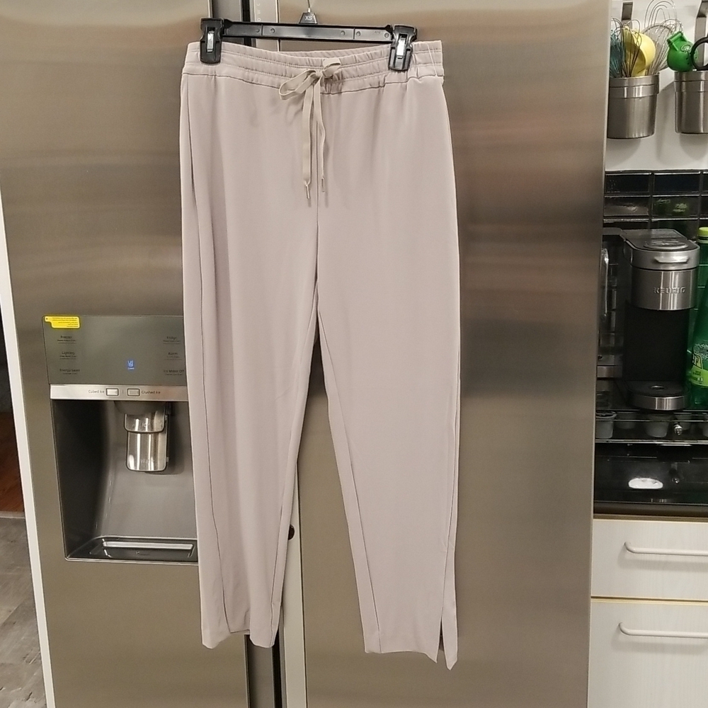 💕JOIE💕 Elastic Waisband Drawstring Lounge Pants Light Beige Neutral Small NWOT